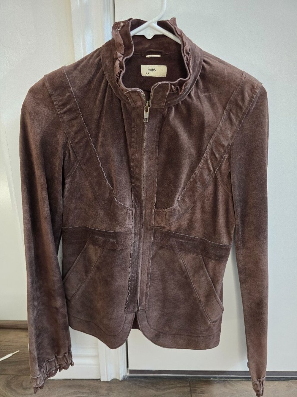 Vintage Suede Jacket Women Size  Small